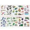 10Pcs/set Soccer Football Fan Tattoo Waterproof Temporary Tattoo Stickers  Face Wrist