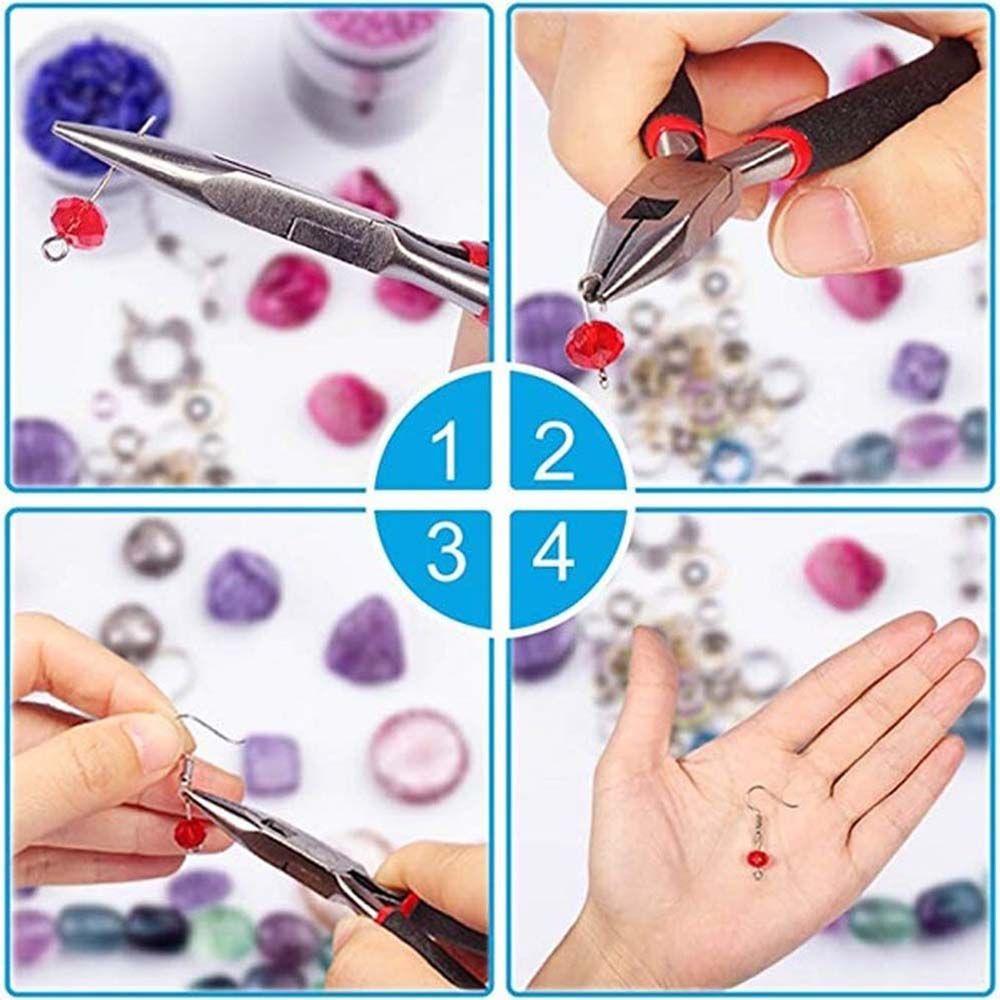 Accessories Black Bag Jewelry Repair Tools Set Jewelry Making Kit Jewelry Findings Pliers Supplies