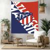 Atletico Madrid Wanddekoration Wandteppich Kunst Für Haustiermemorial Geburtstag Hochzeitsparty Kulisse Familiengeschenk
