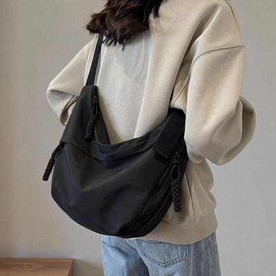 Modna Torba Damska Casual o Dużej Pojemności typu Pieróg Crossbody na Ramię do Pracy i na Dojazdy
