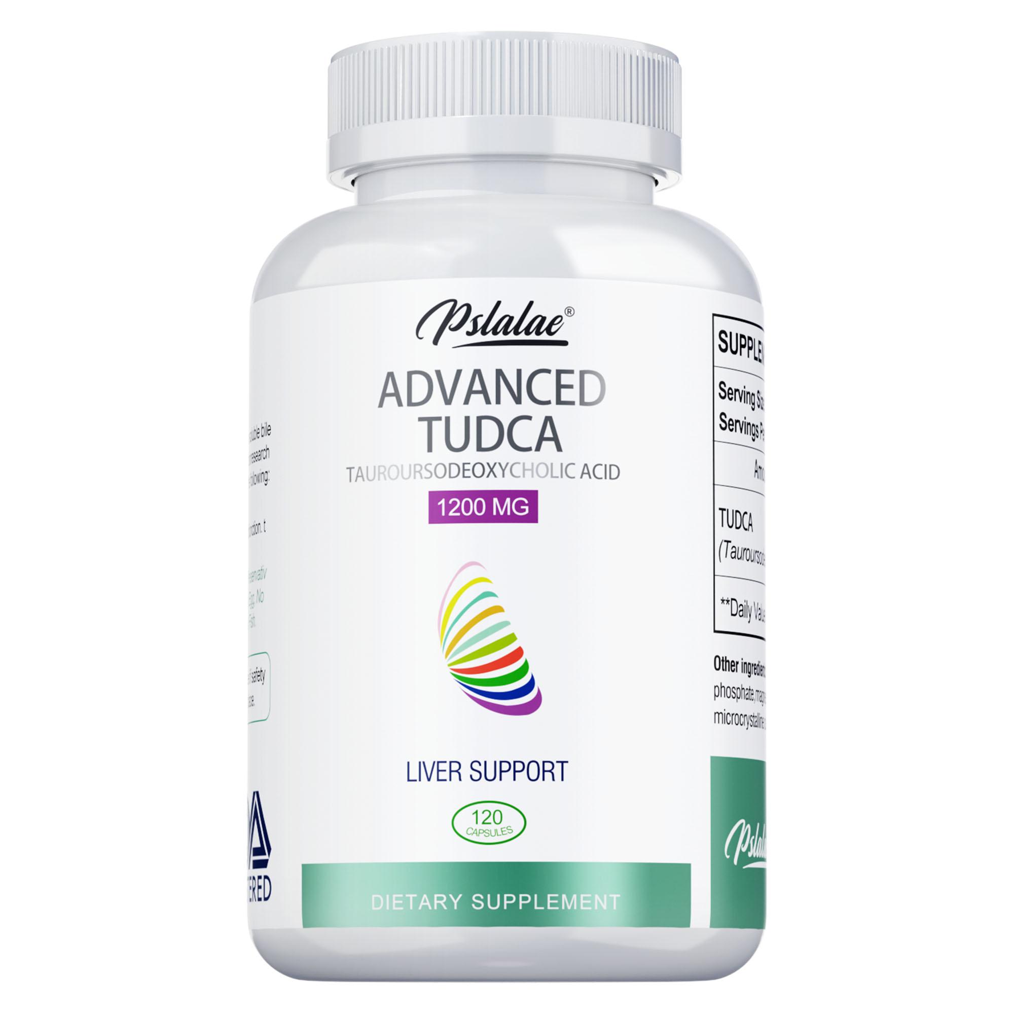 TUDCA Avanzato 1200mg - Formula Detox, Pulizia e Riparazione del Fegato, Rafforza l'Immunità 120