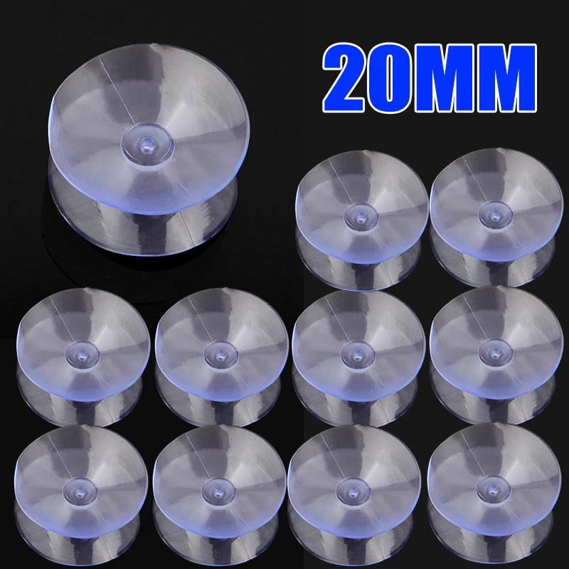 

1-30pcs Mini Double Sided Suction Cups Table Tops Clear Spacer Transparent Hanger Hook Glass Car Window Anti-Slip Sucker Pads 1PC