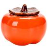 DARUNYAO Ceramic Persimmon Tea Caddy