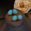 Oval Shape Stud Earrings Palace Style Oval Earrings Versatile Drop Dangle Earrings  Daily Wear