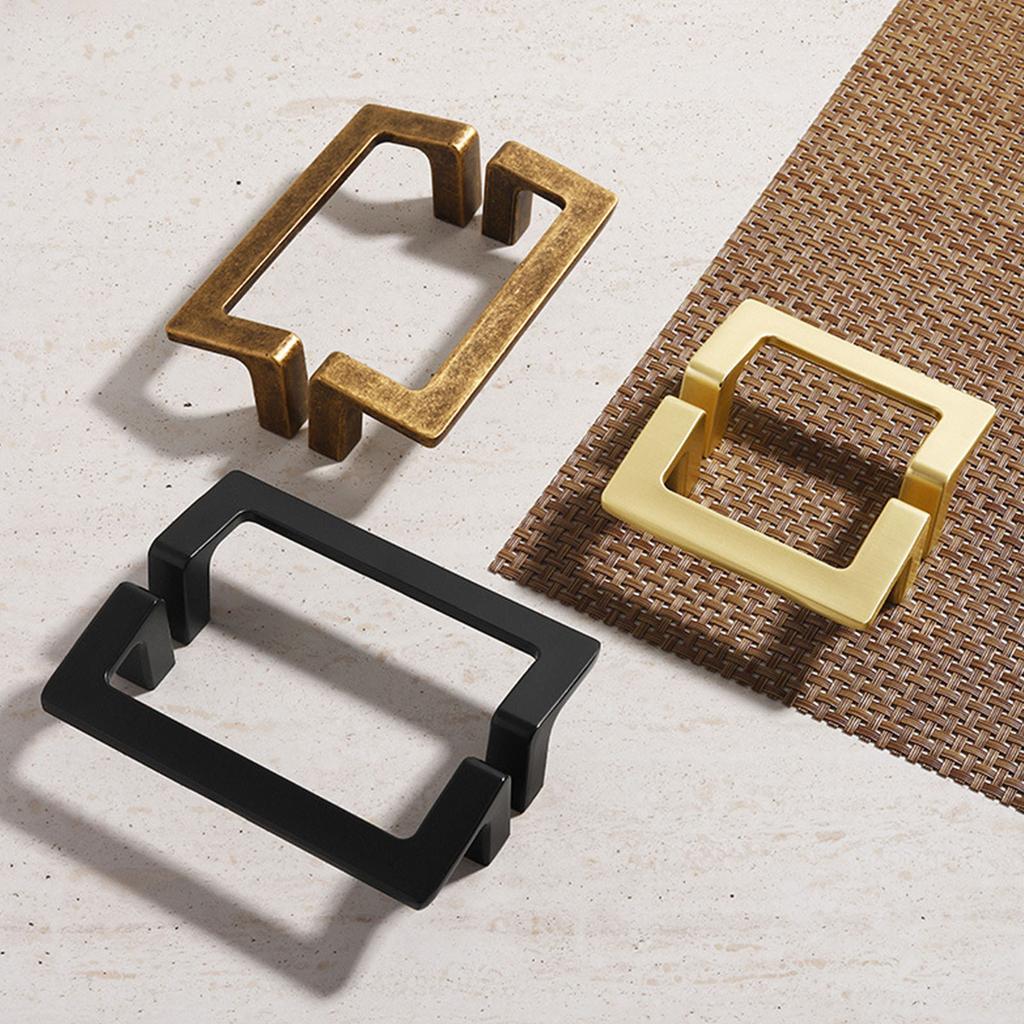 Antike Messing Schubladengriffe Vintage Stil Schrankgriffe Eleganz Schrankgriffe Paar für Badezimmer- & Kommodenschränke