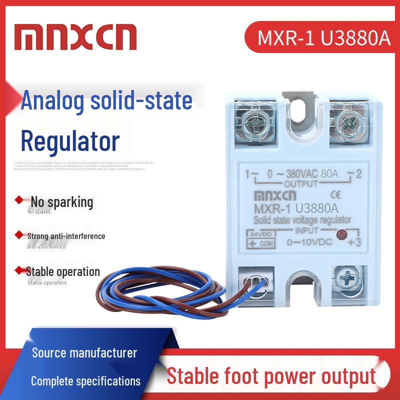 

MXR-1 U3880A Single-Phase Solid State Relay DC Control AC 24V (25A, 40A, 60A, 80A)