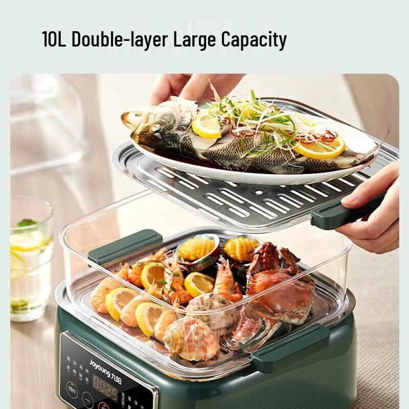 Joyoung 13.5L Multi-function Electric Steamer & Cooker CN Plug (adapter Included)