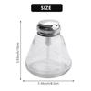 ABWR-Empty Nail Polish Makeup Remover Pump Dispenser Glass Push Down Press Bottle