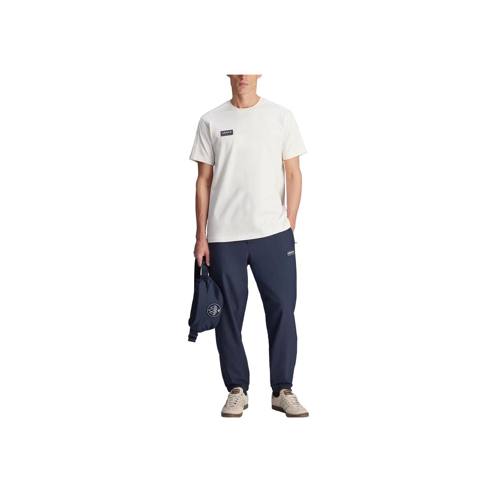 adidas Originals SS25 Brockhall SPZL Logo Letter Sports Short Sleeve T-Shirt Men Tops Pink White JN5440
