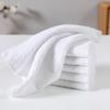 4Pcs 25x25cm Square White Soft Terry Cotton Home Kitchen Bathroom Multifunctional Cleaning Hand Towel