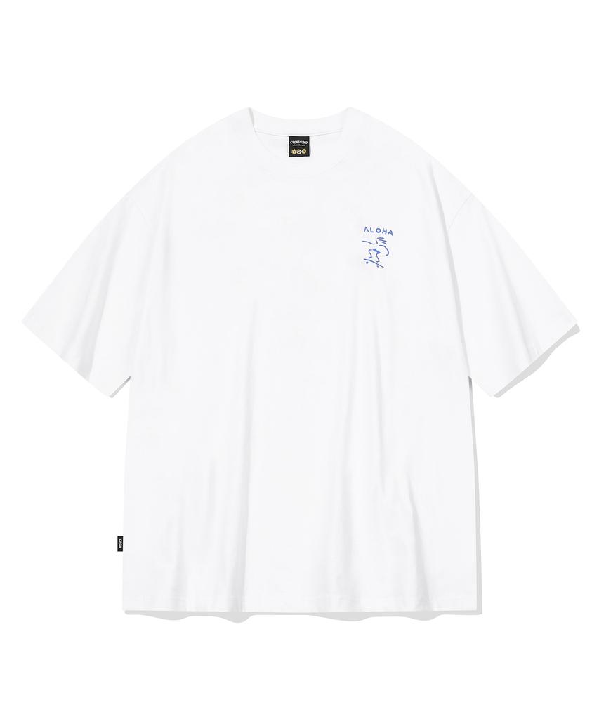 CPGN STUDIO Ola Crayon Short Sleeve T-Shirt White