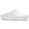 Crocs Classic Clogs Blunt Toe Sandals Chalk Unisex White