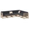 VidaXL Garden Lounge Set 6 Pcs Solid Pine Wood 3299452