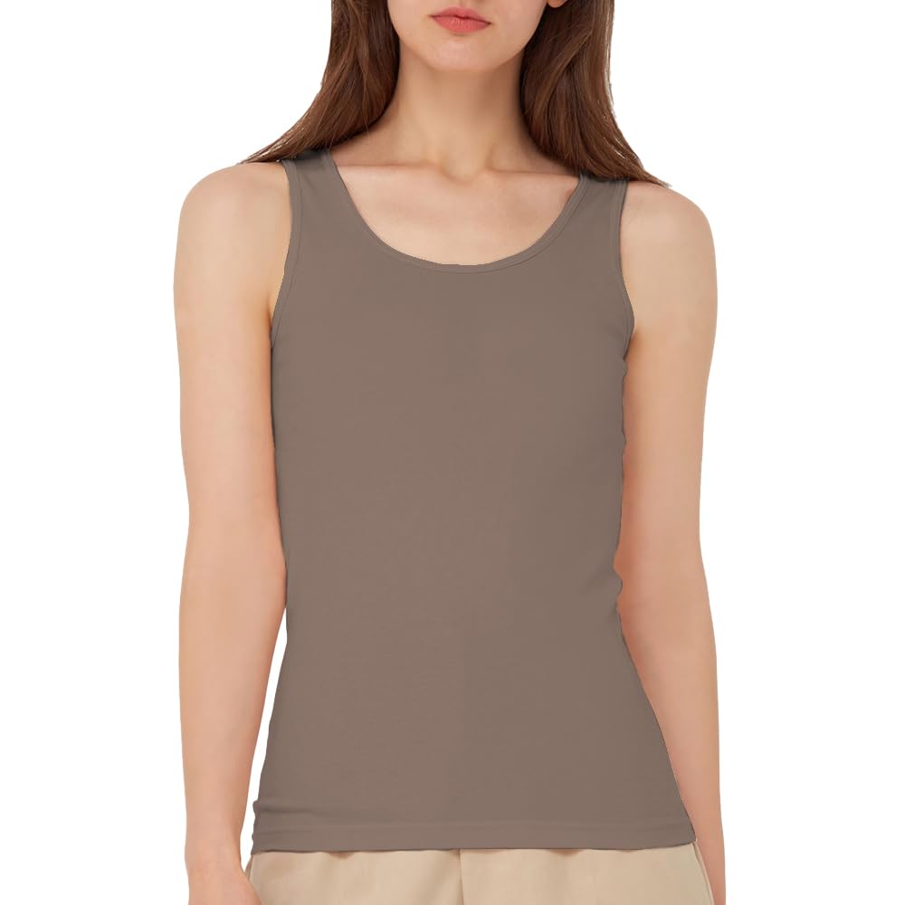 

GUNZE Майка носимая Misty M Tuche, Косметика, 100% хлопок, TC4054, Женская, Коричневый,