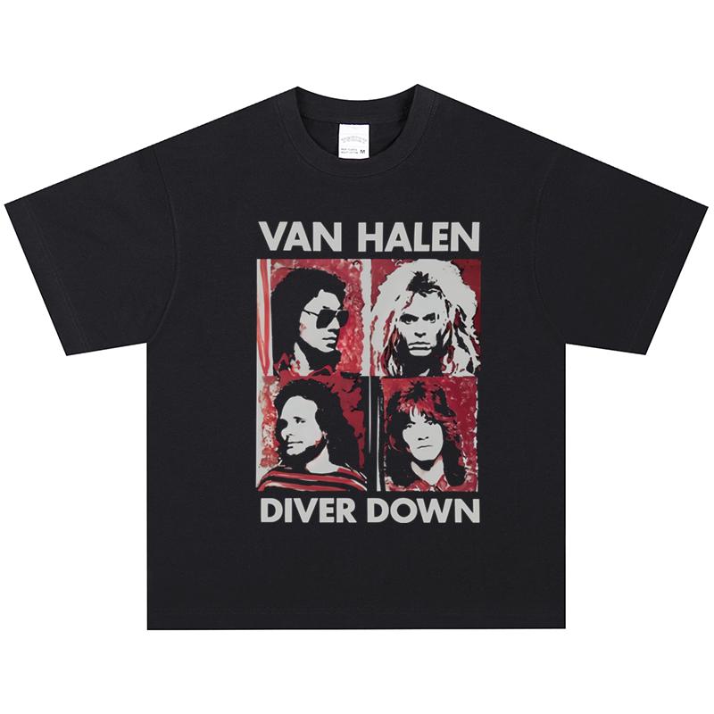 Футболка Van Halen, Мягкая ткань, Повседневная S