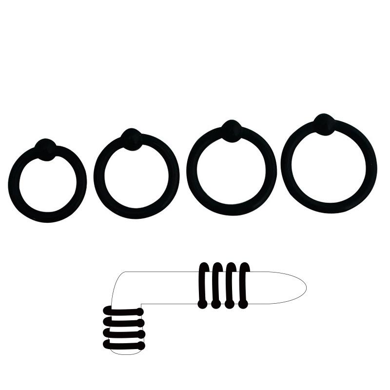 Adult Sexy Scrotum Binding Silicone Ring Men's Silicone Delayed Delicate Ring Toy