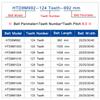 1 Piece Timing Belt HTD8M-992/1000/1008/1016/1024/1032/1040/1048/1056/1064 Teeth Pitch 8.0 mm Rubber Belt Width 20/25/30/40 mm
