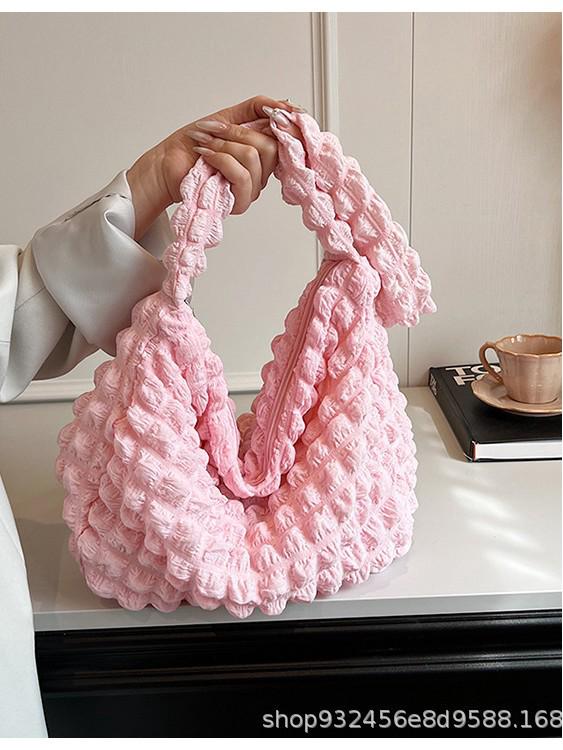 2025 Сумка кроссбоди большой вместимости «Облако» - Универсальный женский стиль, вдохновленный Xiaohongshu жёлтый