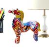 Harz Pferde Skulptur Ornamente Bunte Sammlerfiguren Pferde Desktop Dekorationen für Zuhause Wohnzimmer Büro