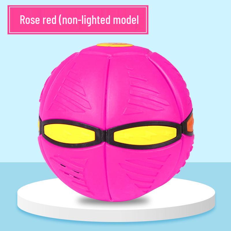 Elastic Magic Flying Saucer: Foot-Powered Transforming Stomp Ball Toy for Kids – Outdoor Sports & Educational Fun