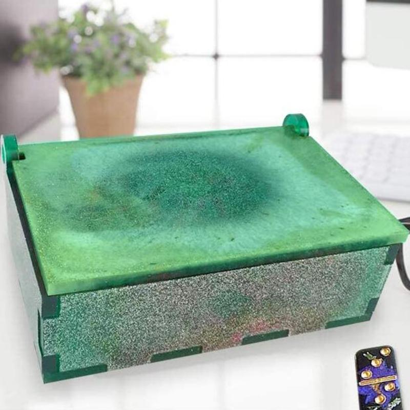 Smooth Storage Box Resin Mold Box Enjoy Handmade Project for DIY Crafts Making Store Various Crafts Jewelry Brushes