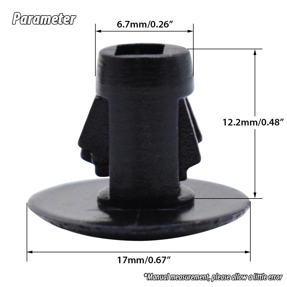 Spritzschutz-Clip, Kotflügelverkleidung, Schürze, Dichtungsclips, Verschluss für Toyota RAV4 4Runner Land Cruiser Prado Tundra FJ Cruiser Lexus