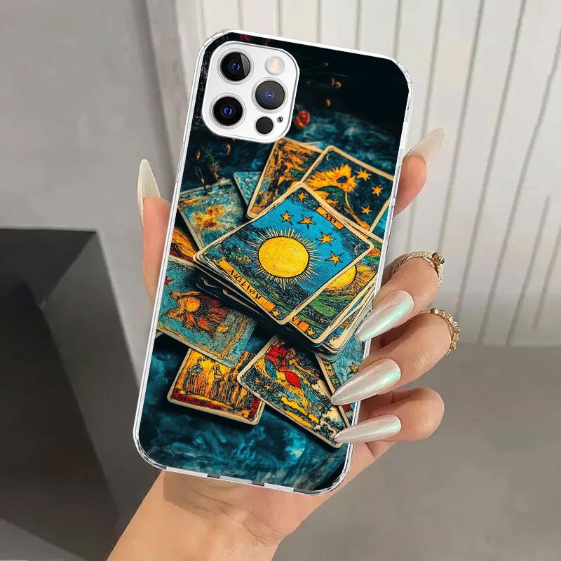 Witch Tarot Card Phone Case for Iphone 17 Air 16 15 Plus 14 13 Mini 12 11 Pro Max 16E 7 8 SE 2020 Soft Funda Print Shell 17 Air