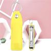 Tagliaunghie Pieghevole Portatile Tagliaunghie Lima per Unghie Taglierina Trimmer Pieghevole per Unghie dei Dita Tagliaunghie con Portachiavi Custodia in Pelle Strumenti per Unghie