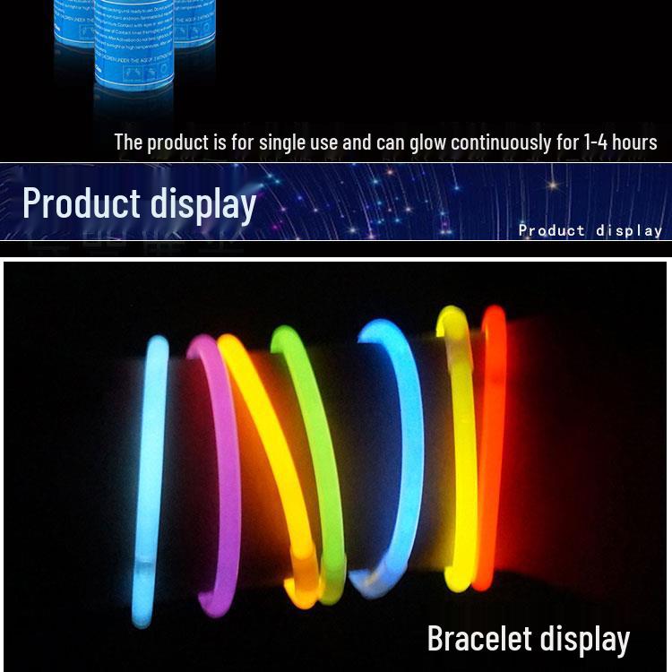 Siebenfarbig blinkendes Leuchtarmband Spielzeug