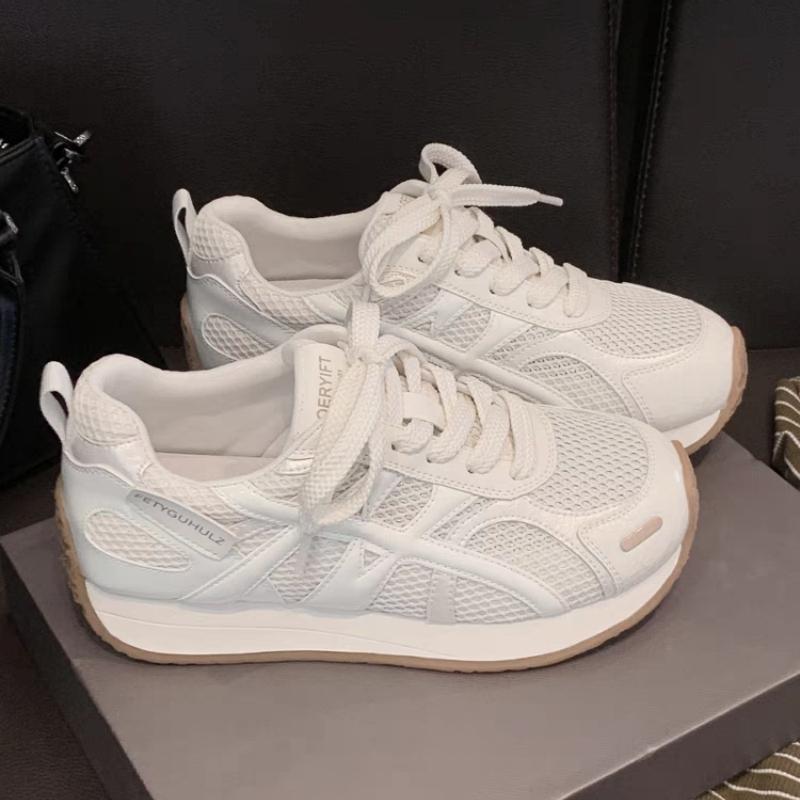 Sneakers Women's Summer Mesh Breathable New Running Shoes Lightweight Soft Sole Ultra-light Casual Dad Shoes