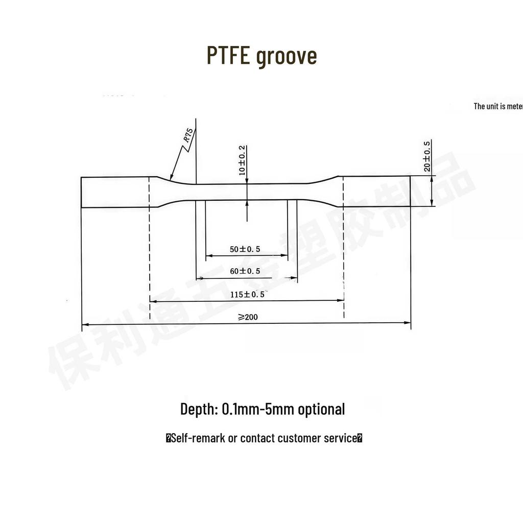 Custom High-Temperature Resistant PTFE Teflon Grooved Mold Parts for Laboratory Use