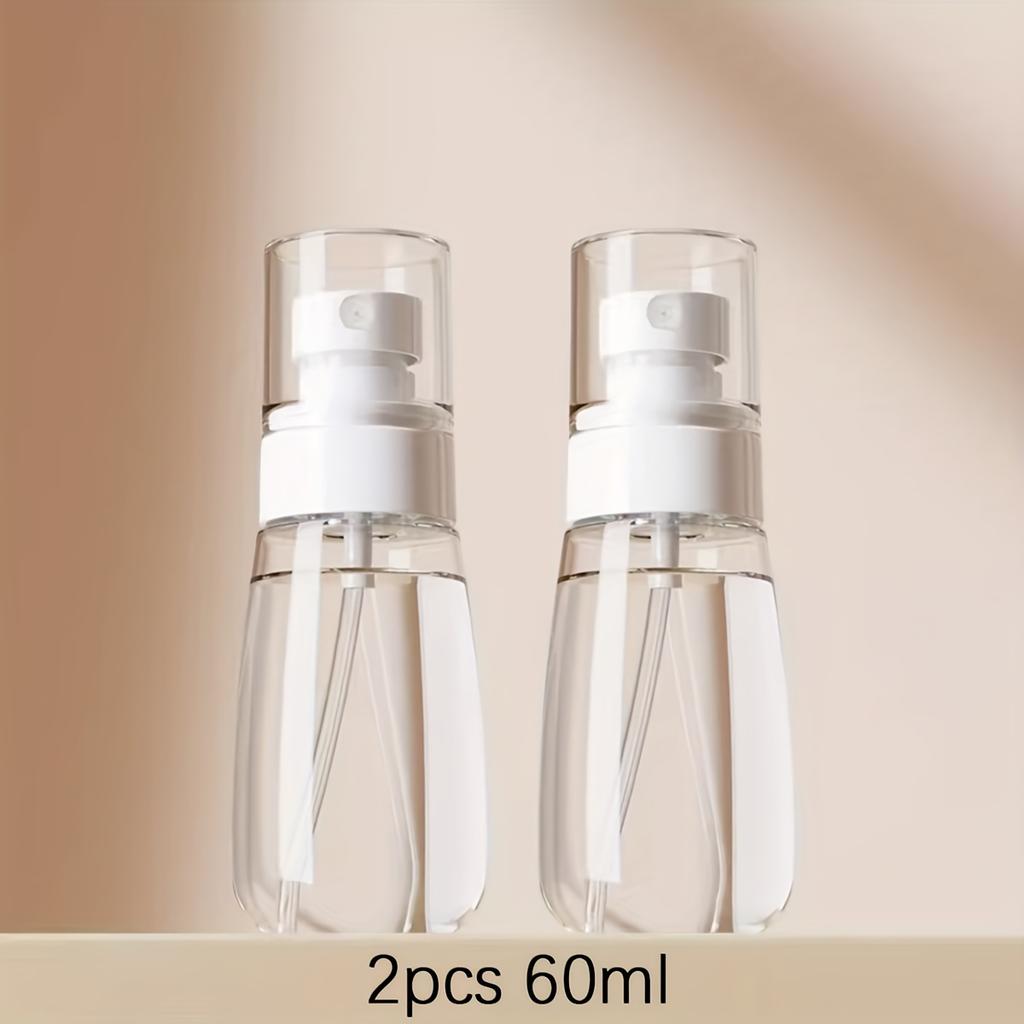 2/4pcs Portable Clear Spray Bottles Travel Refillable Container for Perfume Cosmetic Dispenser Home Salon Beauty Essential Tool