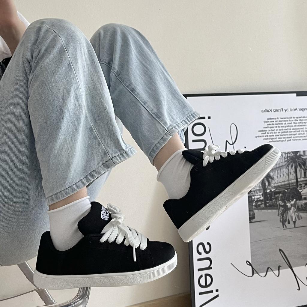 Summer New Chic Student Platform Heightening Couple Bread Shoes Sports Casual Skateboard Shoes