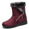 Winter Women Boots Casual Snow Boots Woman Non Slip Warm Ankle Boots Ladies Platform Outdoor Shoes Comfort Zip Female Boots