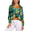Black Cat Blouse For Women Cute Classic Cat Print Loose Blouses Long Sleeve Kawaii Shirts Spring Casual Clothing Big Size Blouse
