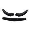 3PCS Front Bumper Lip Diffuser Lightweight Sporty Appearance Replacement for Benz A‑Class W177 V177 2018 To 2022 Glossy