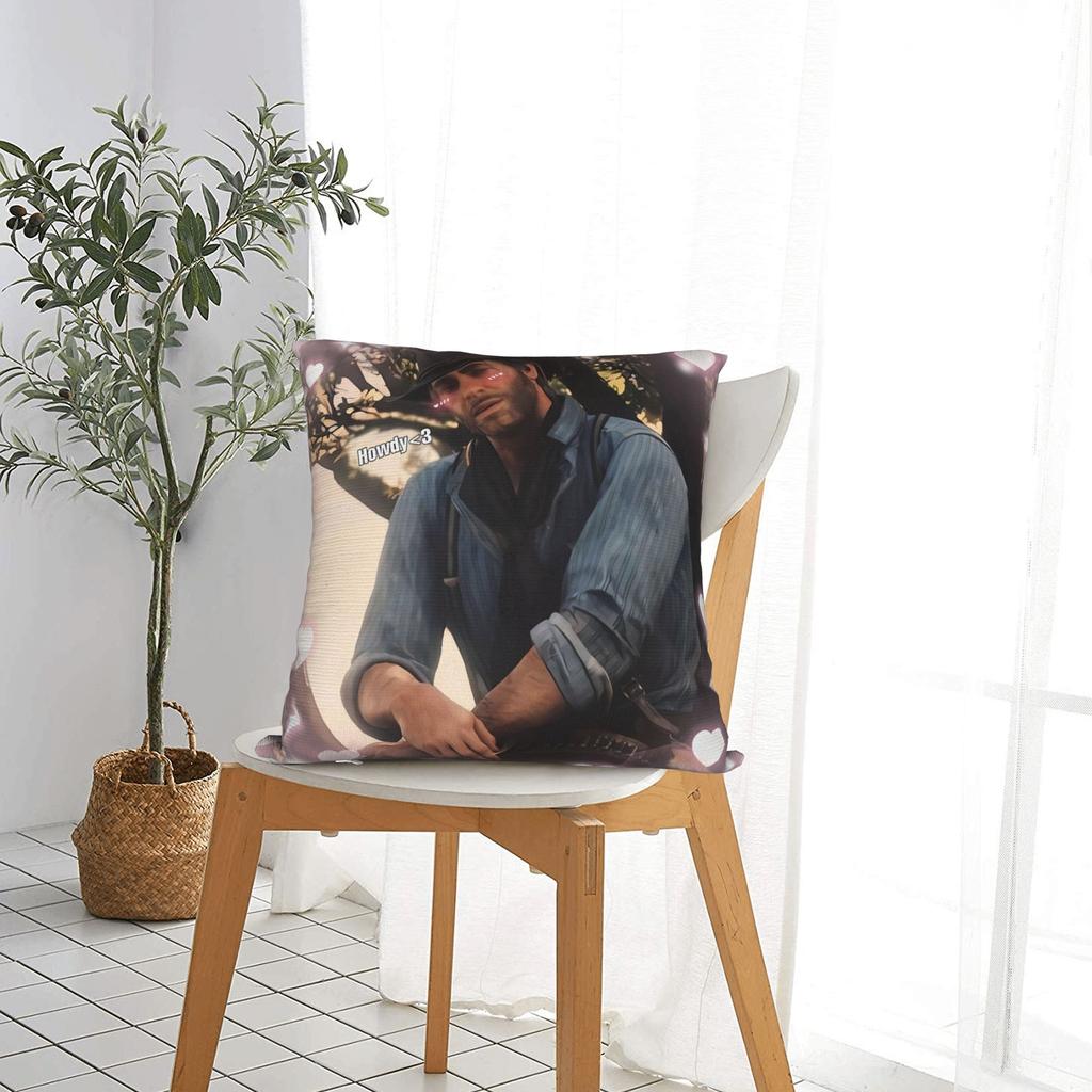 Pillow Cover Arthurs Morgans Hearts Cute Funny Pillow Case For Wedding Party Home Decor Pillowcases