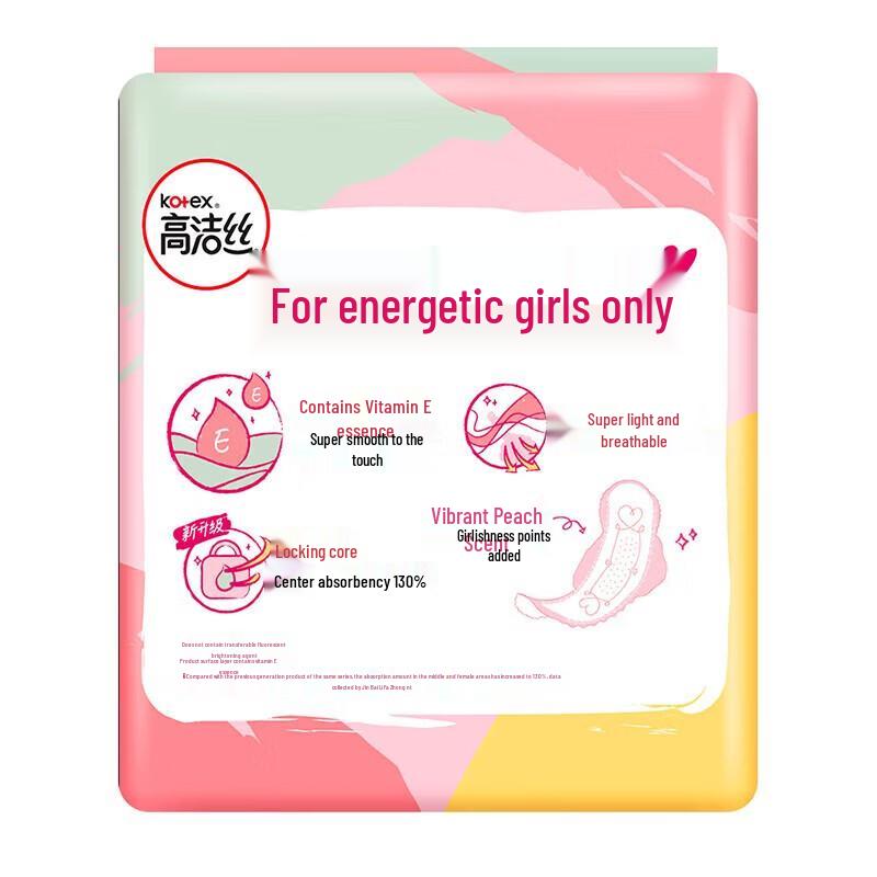 Kotex Young Girl's Sanitary Pads & Pantyliners Set