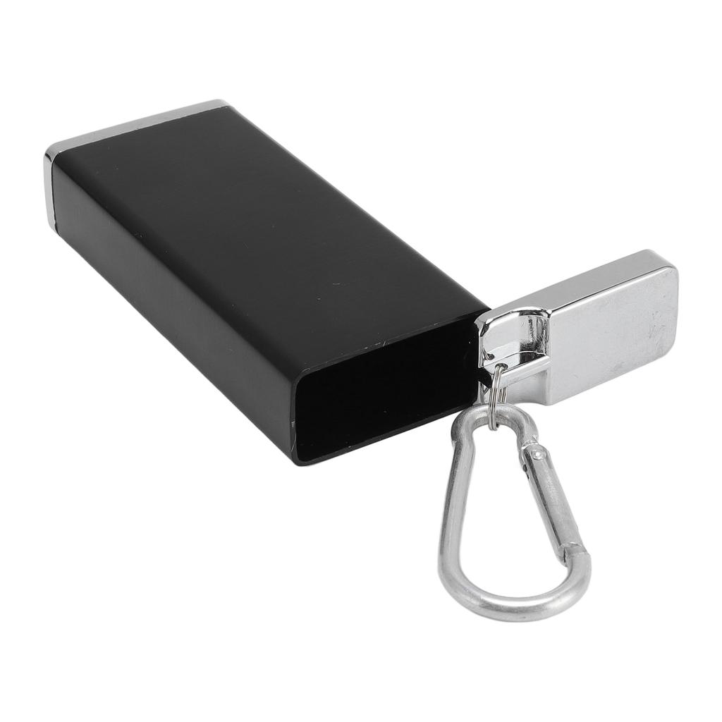 Water Proof Holder Case Aluminum Alloy Multifunctional Portable Travel Container Pocket Case for Camping Black