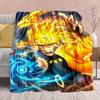 Naruto Anime Flanelová deka - Měkká teplá ideální na pohovku, do postele, na kempování, cestování, do kanceláře, domácí dekorace -QJY