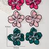 Nuovi orecchini serie floreale personalizzata ZA, temperamento dolce e fresco a petalo