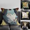 Kreskówka Anime BBeastars Poszewka na poduszkę Modna kwadratowa poszewka na poduszkę Sypialnia Sofa Pokój Wystrój Ins Wypoczynek