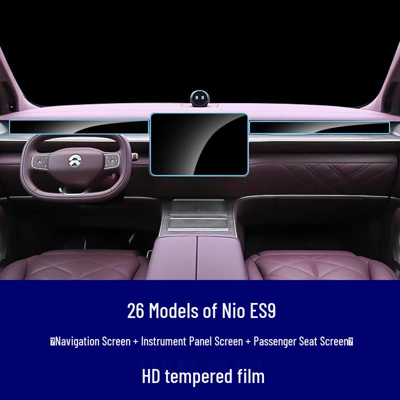 Tempered Screen Protector for Nio ES9/8/7/6 Models - Center Console Dashboard Film