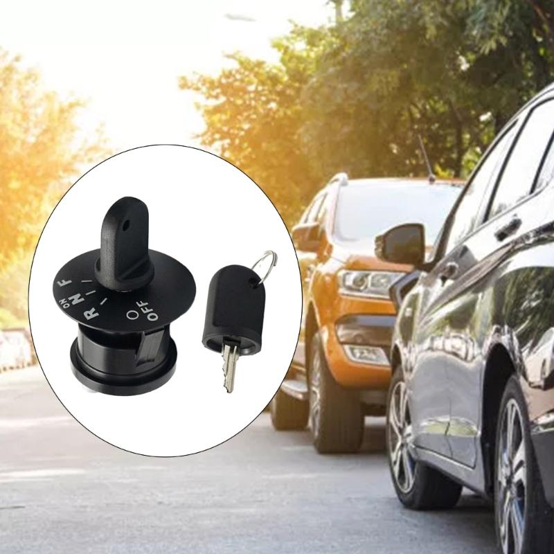 Ignition Key Switch For EZGO RXV Electric Cart 2008-Up 48V Replaces Part Number 605637 611283 609682