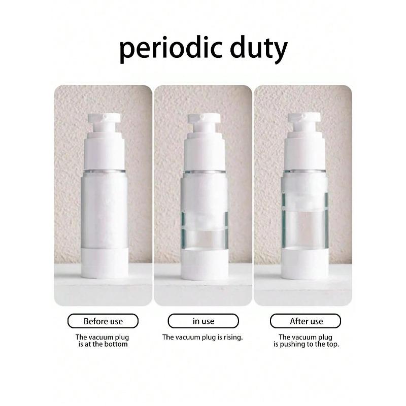 1pc 50ml Vacuum Bottle Mist Toner & Lotion Containers, Refillable Vacuum Travel Pump Spray Bottle For Toner, Lotion, Empty Bottles