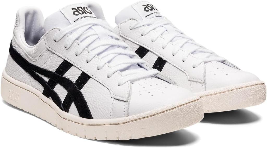 ASICS SportStyle GEL-PTG Unisex Premium Leather Court Sneakers White Black 28.5cm