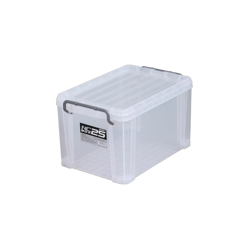 JEJ Astage NC Box #25 Storage Box [Width 29.5 x Depth 44.3 x Height 26cm] Made in Japan Toolbox NC BOX Stackable Disaster Prevention Supplies Toy Box