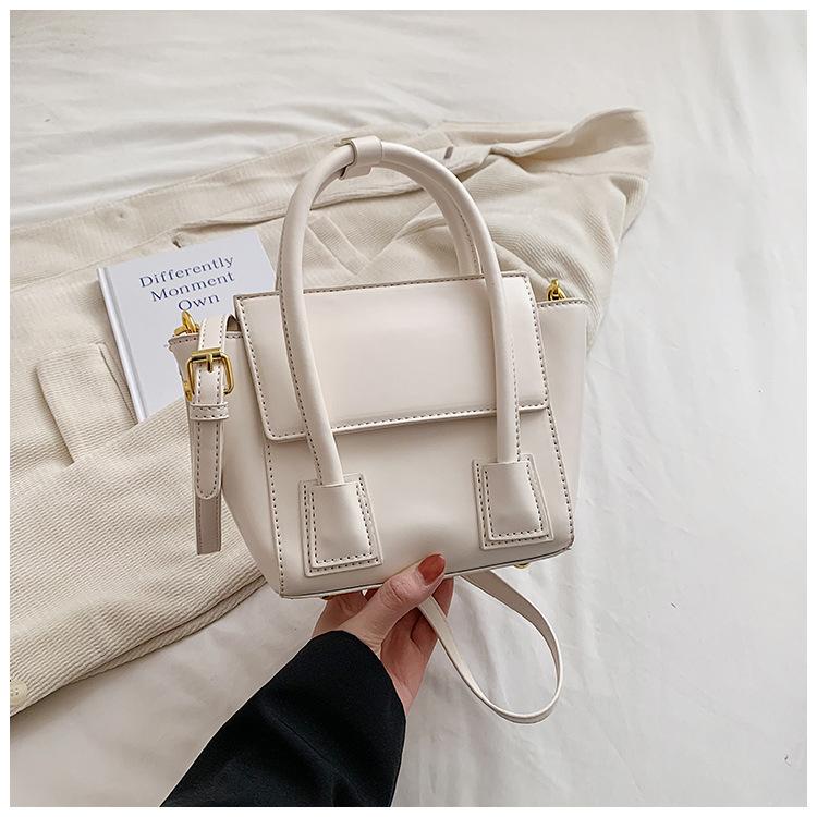 

Summer Portable Bucket Bag Ladies 2025 New Trendy Fashion Texture Fashion Popular Versatile Shoulder Crossbody Bag белый