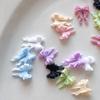 50Pcs 2Sizes Colorful Ribbon Bow Long Wavy Bow Nail Art Accessories 3D Resin Nail Charms Japanese Nail Decorat Cute Parts Ribbon