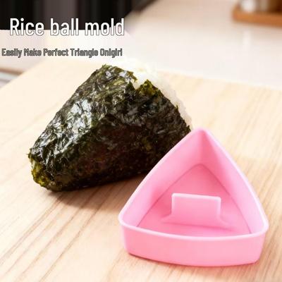 Moule à Onigiri Triangulaire: Outil de Pressage de Riz à Sushi de Qualité Alimentaire